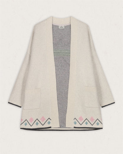 Leif Yarn Cardigan - Off White - Lifestyle