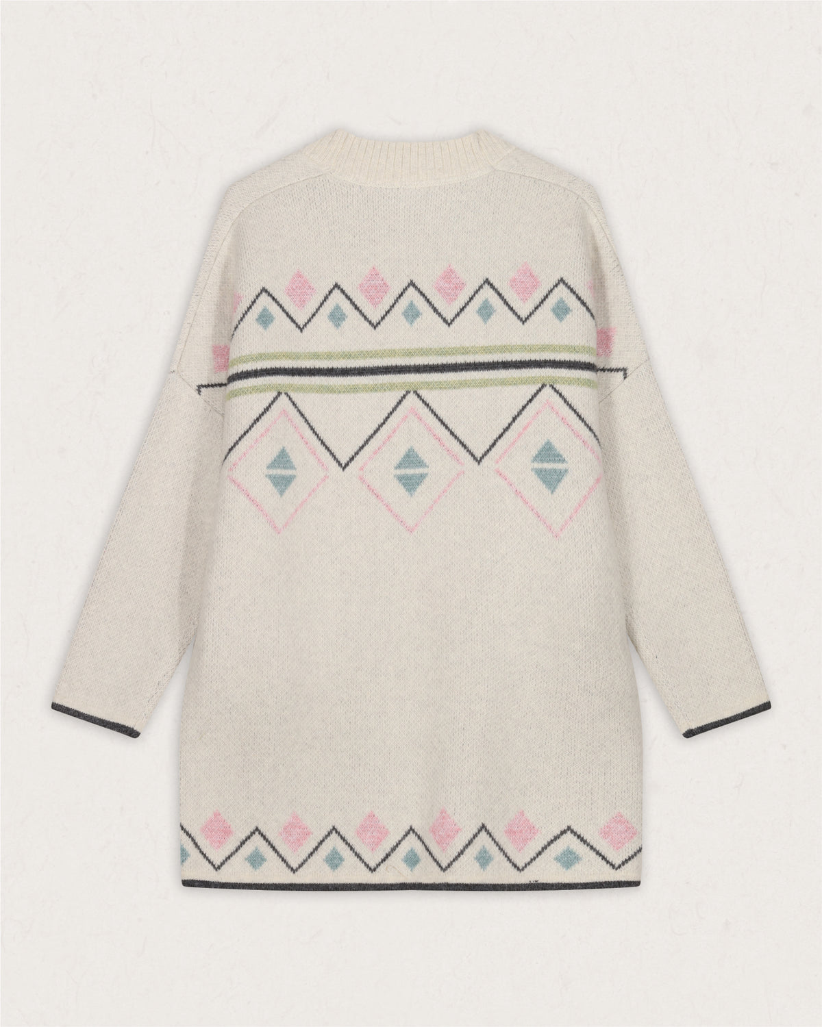 Leif Yarn Cardigan - Off White - Lifestyle
