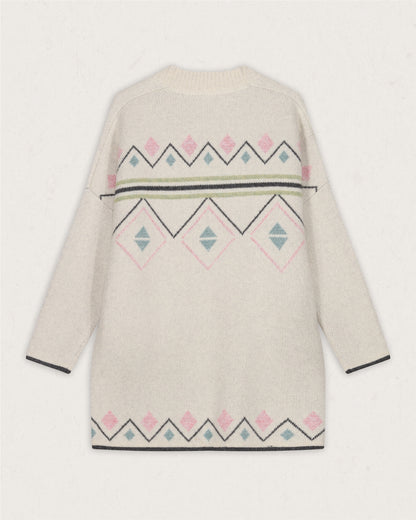 Leif Yarn Cardigan - Off White - Lifestyle
