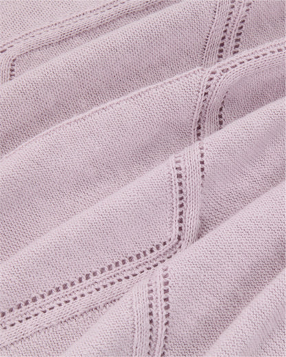 Palm Oversized Knitted Jumper - Orchid Hush - Lifestyle