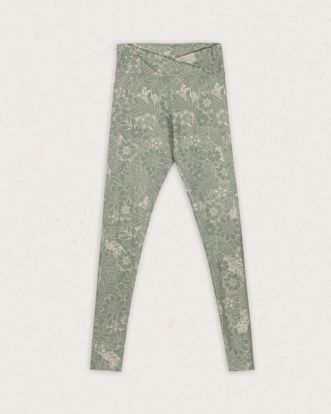 Fresh Air Leggings - Pistachio Floral - Lifestyle