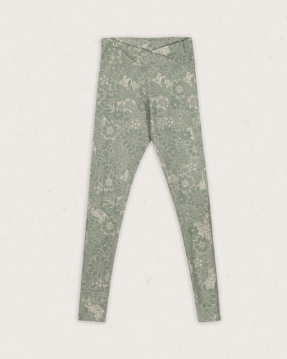 Fresh Air Leggings - Pistachio Floral - Lifestyle