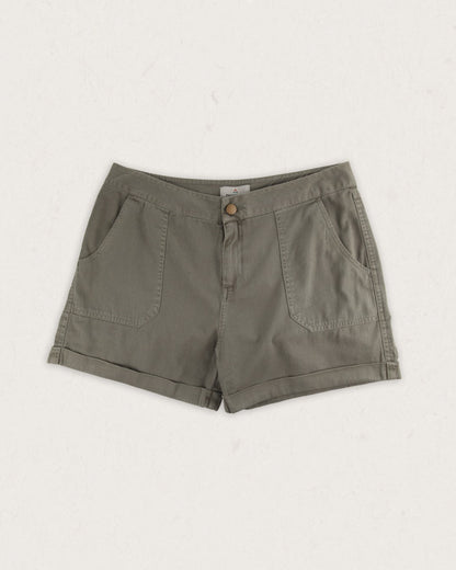 Ziggy Cotton Short - Dusty Olive - Lifestyle