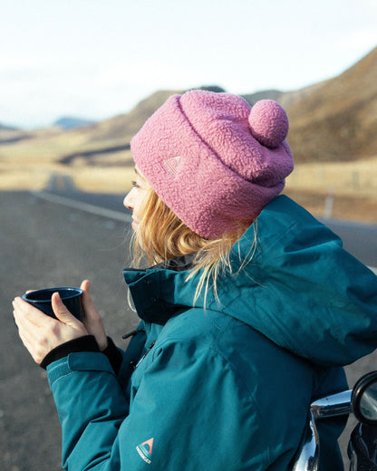 Snow Sherpa Beanie - Pink Haze - Lifestyle - Female