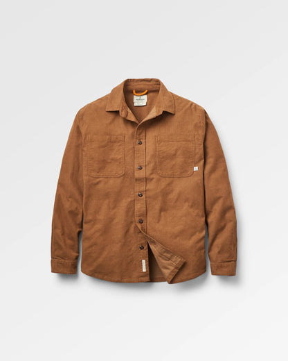 Backcountry Cord Light Shirt - Caramel - Flatlay