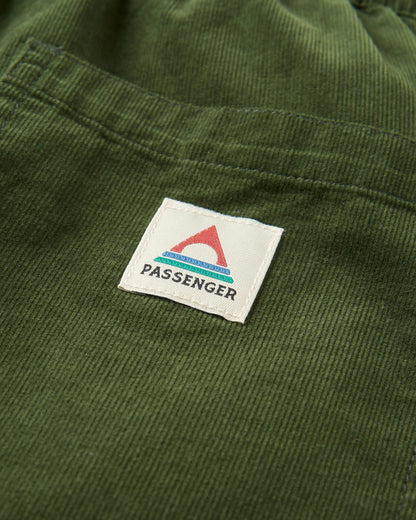Compass Cord Trouser - Fir Tree - Flatlay