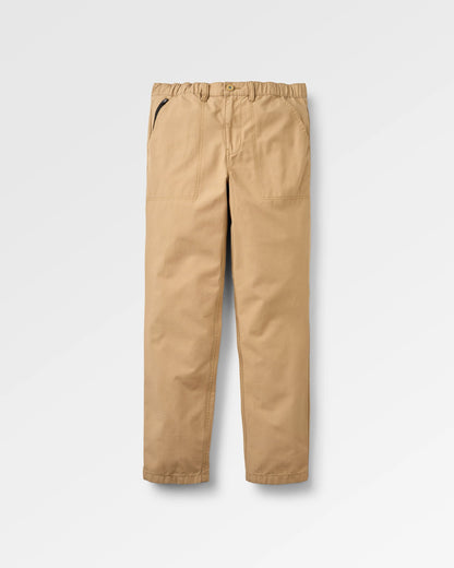 Rif-Raf Cotton Ripstop Trouser - Biscuit - Flatlay