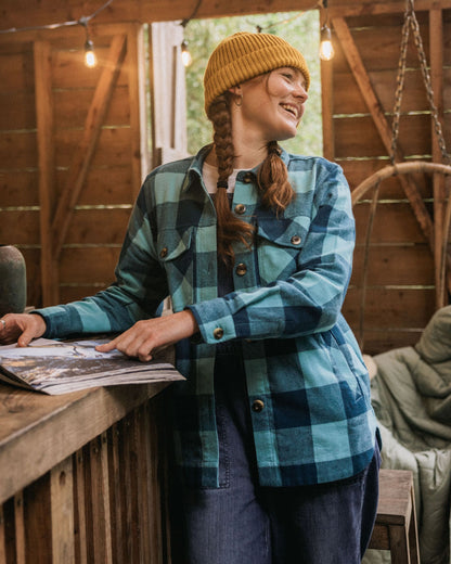 Stella LS Shirt - Retro Blue Check  - Lifestyle