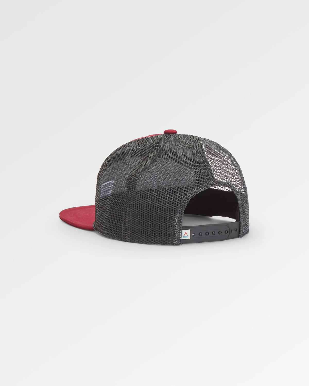 Roamer 7 Panel Cotton Trucker Cap - Wine - Flatlay