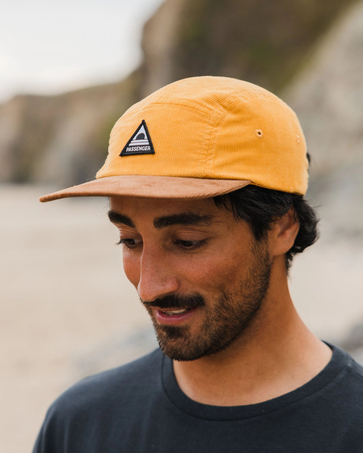Fixie Cord 5 Panel Cap - Golden Spice - Lifestyle - Male