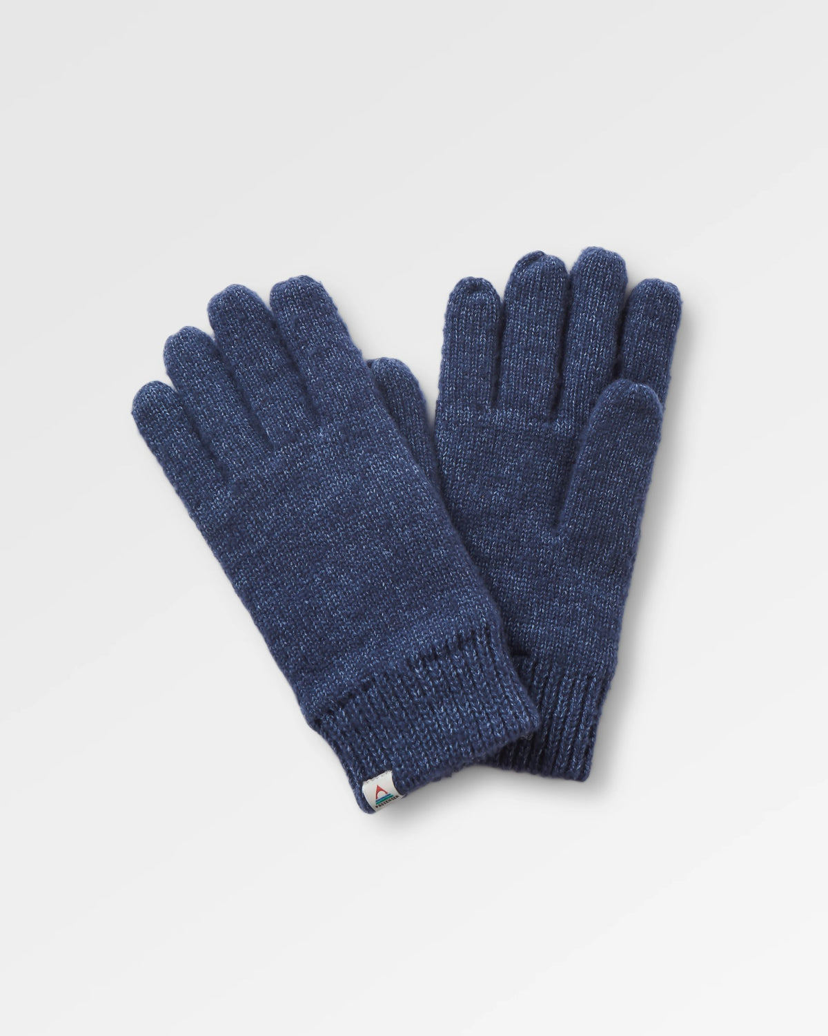 Gale Knitted Gloves - Rich Navy - Flatlay