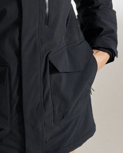 Baltic Insulated Parka - Black - Studio Model