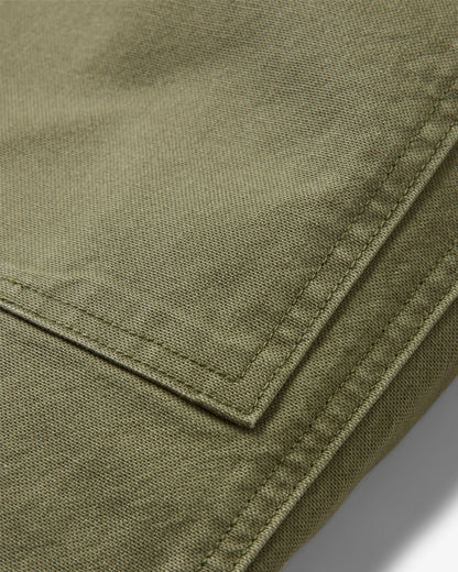 Vantage Cotton Canvas Trouser - Khaki - Flatlay
