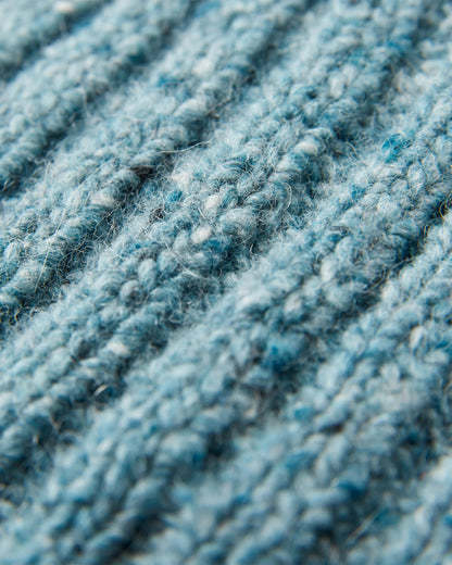 Fisherman Merino Wool Beanie - Arctic - Flatlay