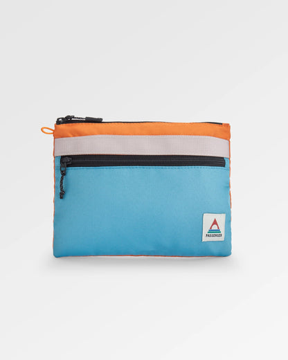 Essentials Pouch - Arctic/Retro Orange - Flatlay
