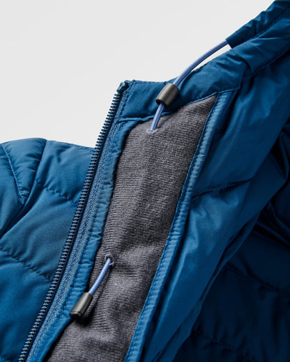 Northstar Down Jacket - Retro Blue/Tidal Blue - Flatlay