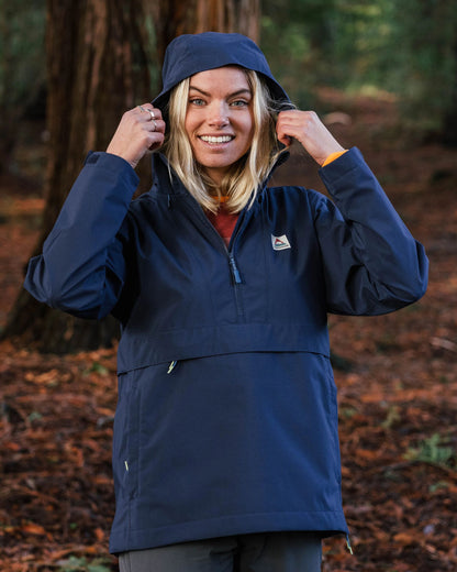 Skyline Waterproof Anorak - Rich Navy - Lifestyle