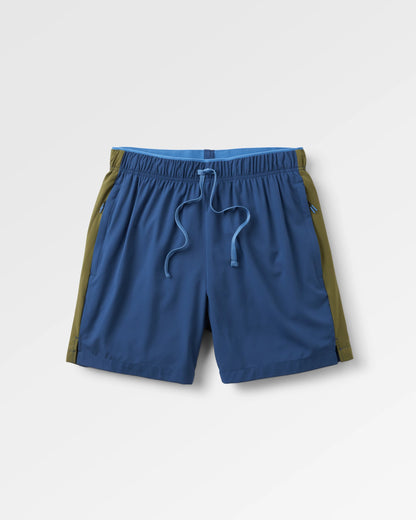 Swift Trail Short 7" - Dark Denim - Flatlay
