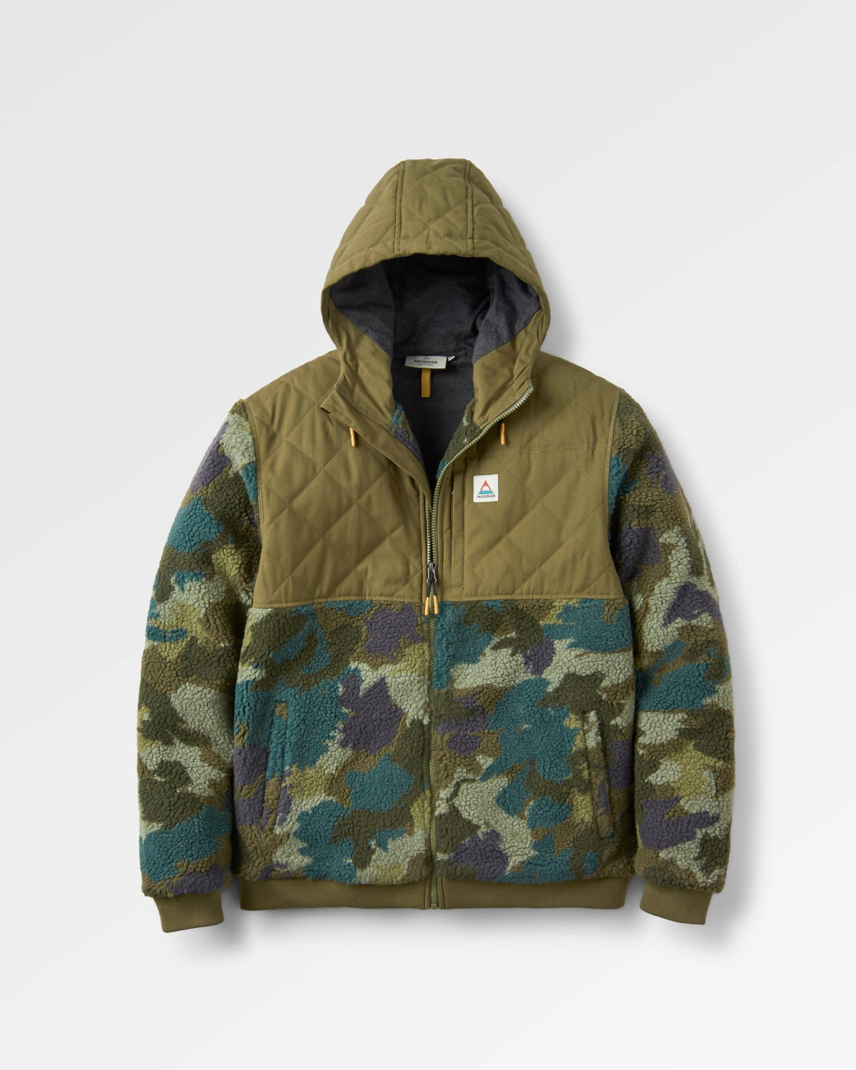 Adventure Deep-Pile Sherpa Fleece - Alpine Camo Khaki - Flatlay