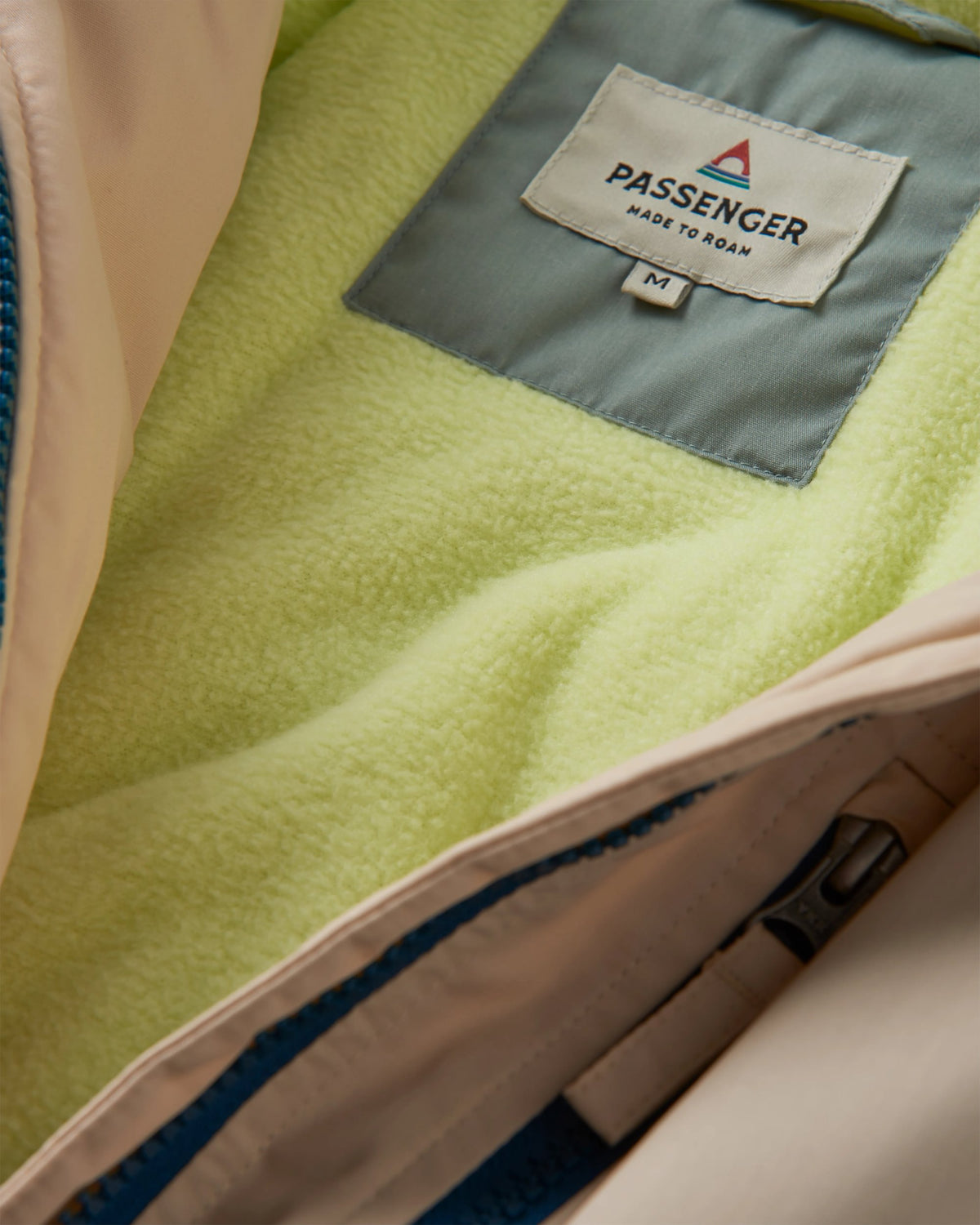 Finn Polar Fleece Lined Jacket - Pistachio - Flatlay
