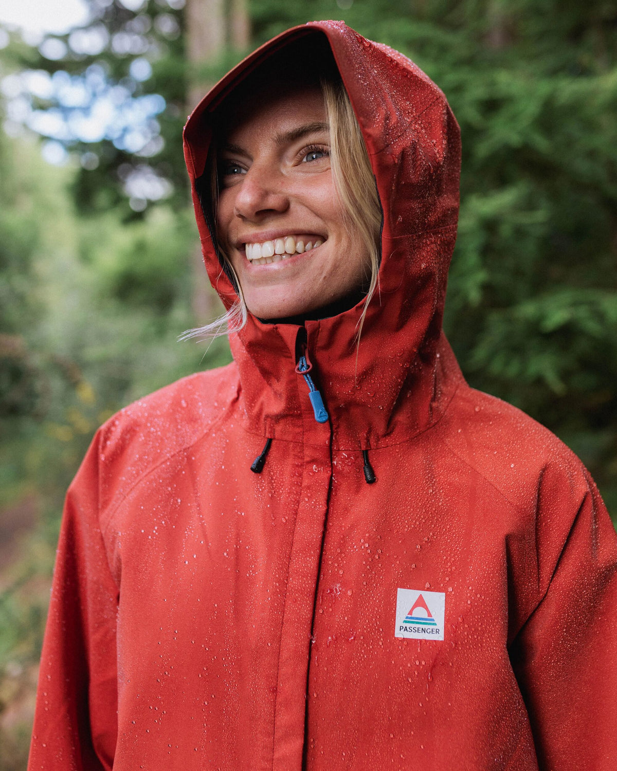 Five Element Waterproof Jacket - Red Ochre - Lifestyle