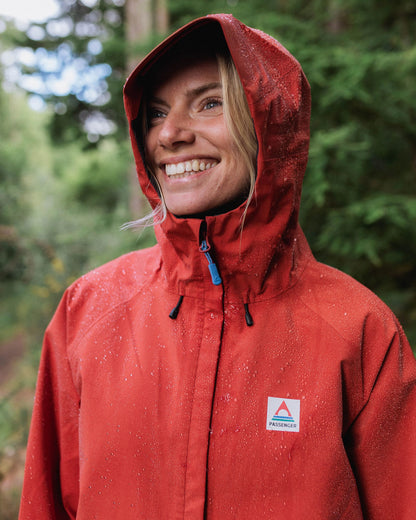 Five Element Waterproof Jacket - Red Ochre - Lifestyle