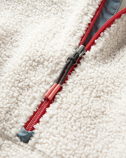 Muse Polar-Lined Sherpa Fleece - Pebble Grey - Flatlay