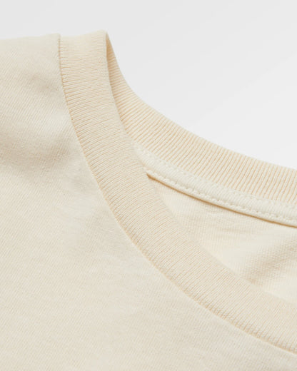Roam Wild Oversized LS T-Shirt - Birch - Flatlay