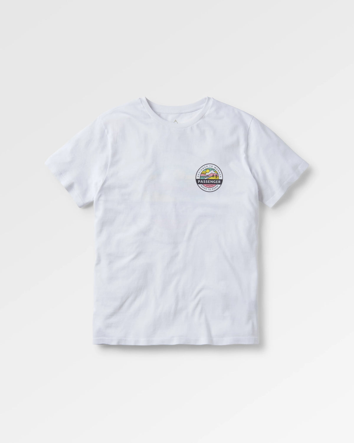 Odyssey Cotton T-Shirt - White - Flatlay