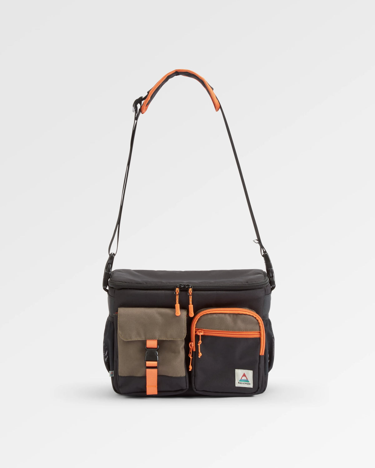 Boondocker Camera Bag - True Black/ Khaki - Flatlay