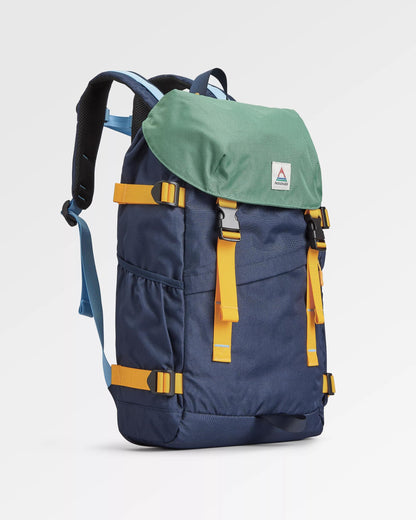 Boondocker 26L Backpack - Navy/ Laurel Green - Flatlay