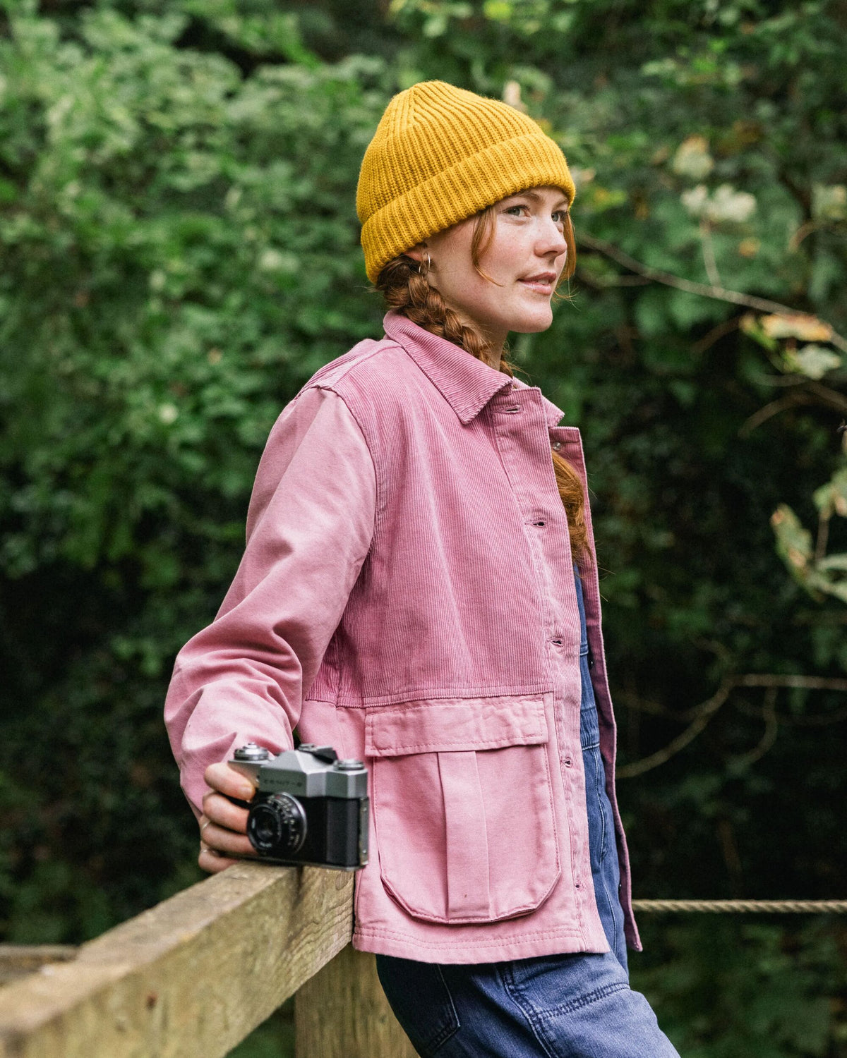 Nomad Corduroy Overshirt - Pink Haze - Lifestyle