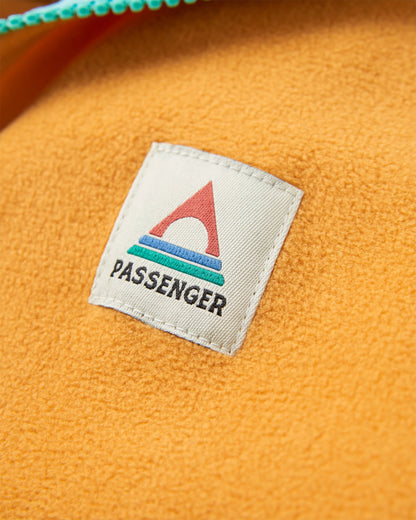 Ayla Micro Polartec® Fleece - Spruce Yellow - Flatlay