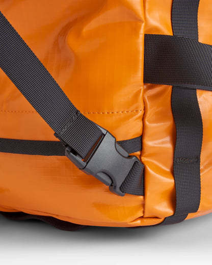 Roamer 60L Duffel Bag - Sunrise Orange - Flatlay
