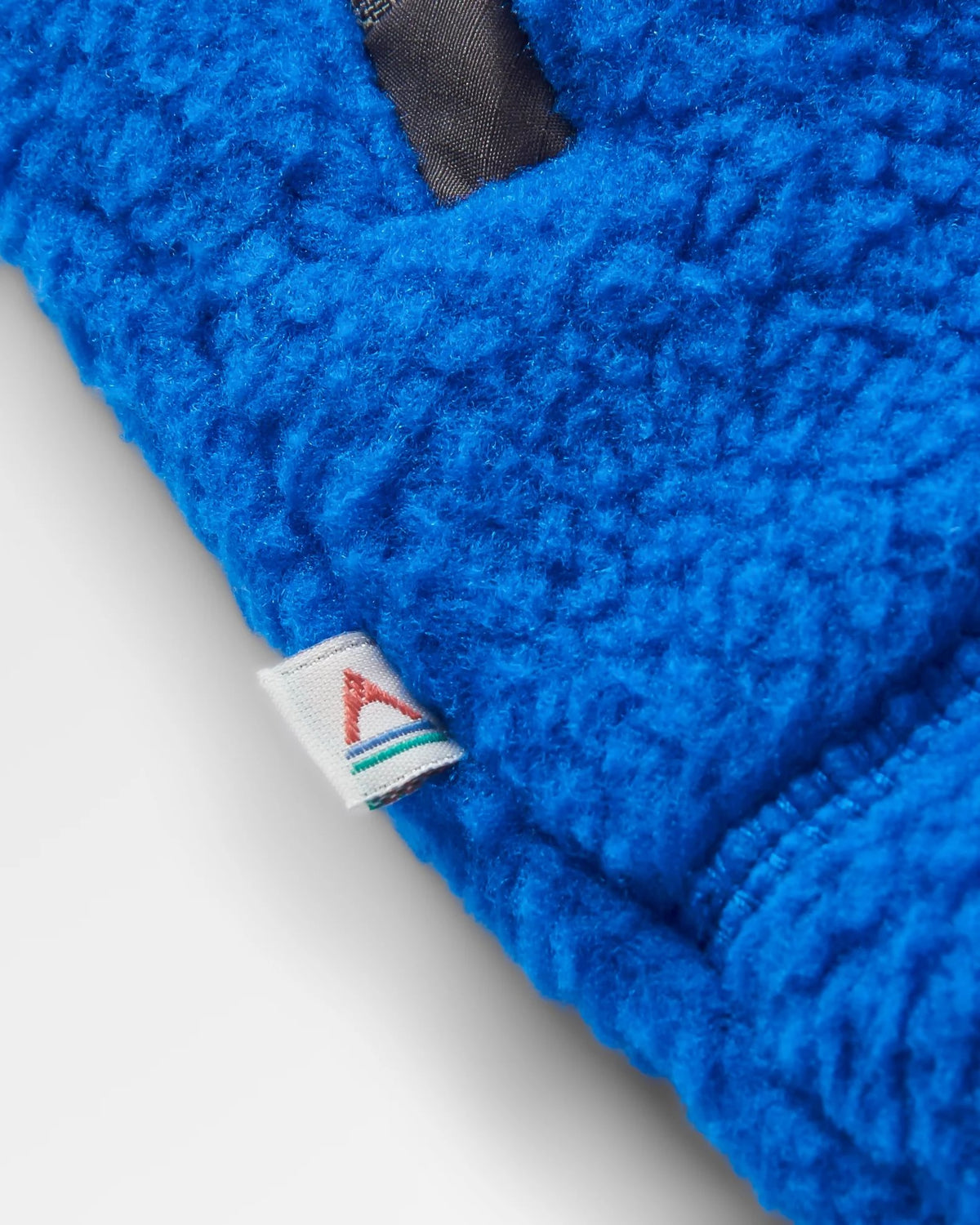 Offgrid 1/2 Zip Sherpa Fleece - Azure Blue - Flatlay