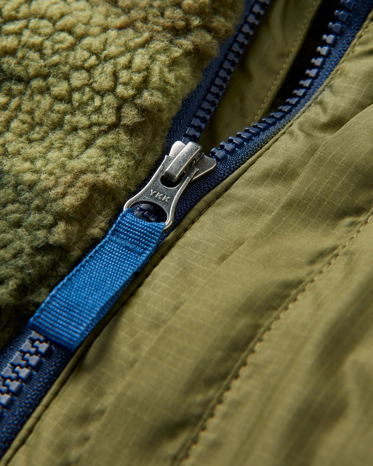 Offroad Sherpa 1/2 Zip Fleece - Alpine Camo Khaki - Flatlay