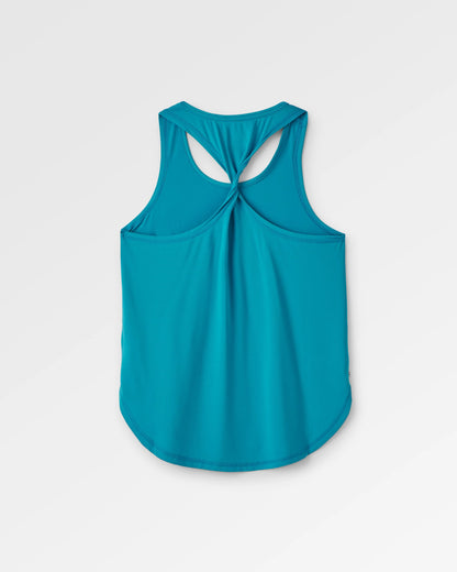 Twist Active Vest - Blue Pool - Flatlay
