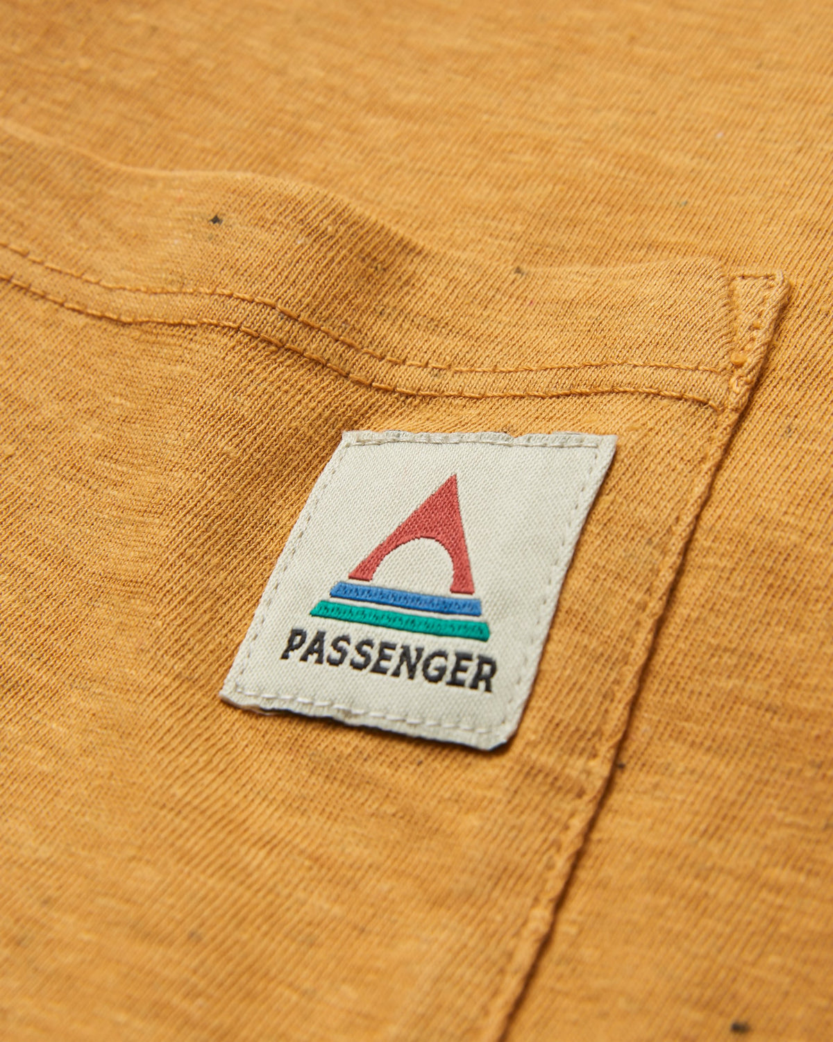 Heritage Relaxed Fit T-Shirt - Spruce Yellow Marl - Flatlay