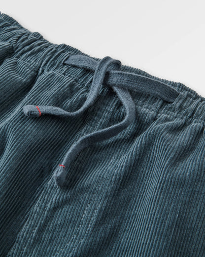 Drifter Cord Relaxed Fit Trouser - Smoke Blue - Flatlay