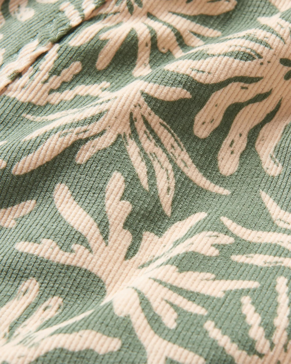 Santosa Cotton Cord Short - Seaweed Pistachio - Flatlay