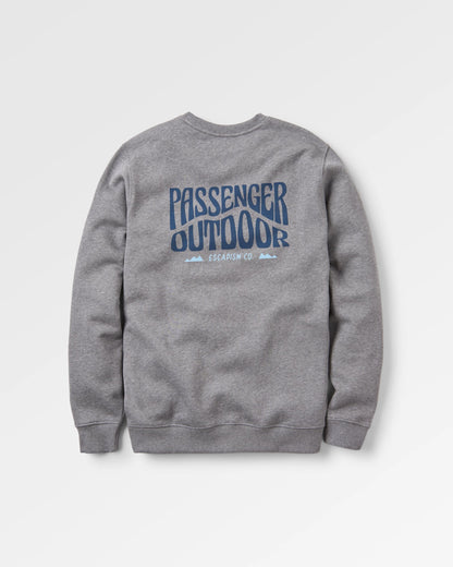 Yuca Sweatshirt - Dark Grey Marl - Flatlay