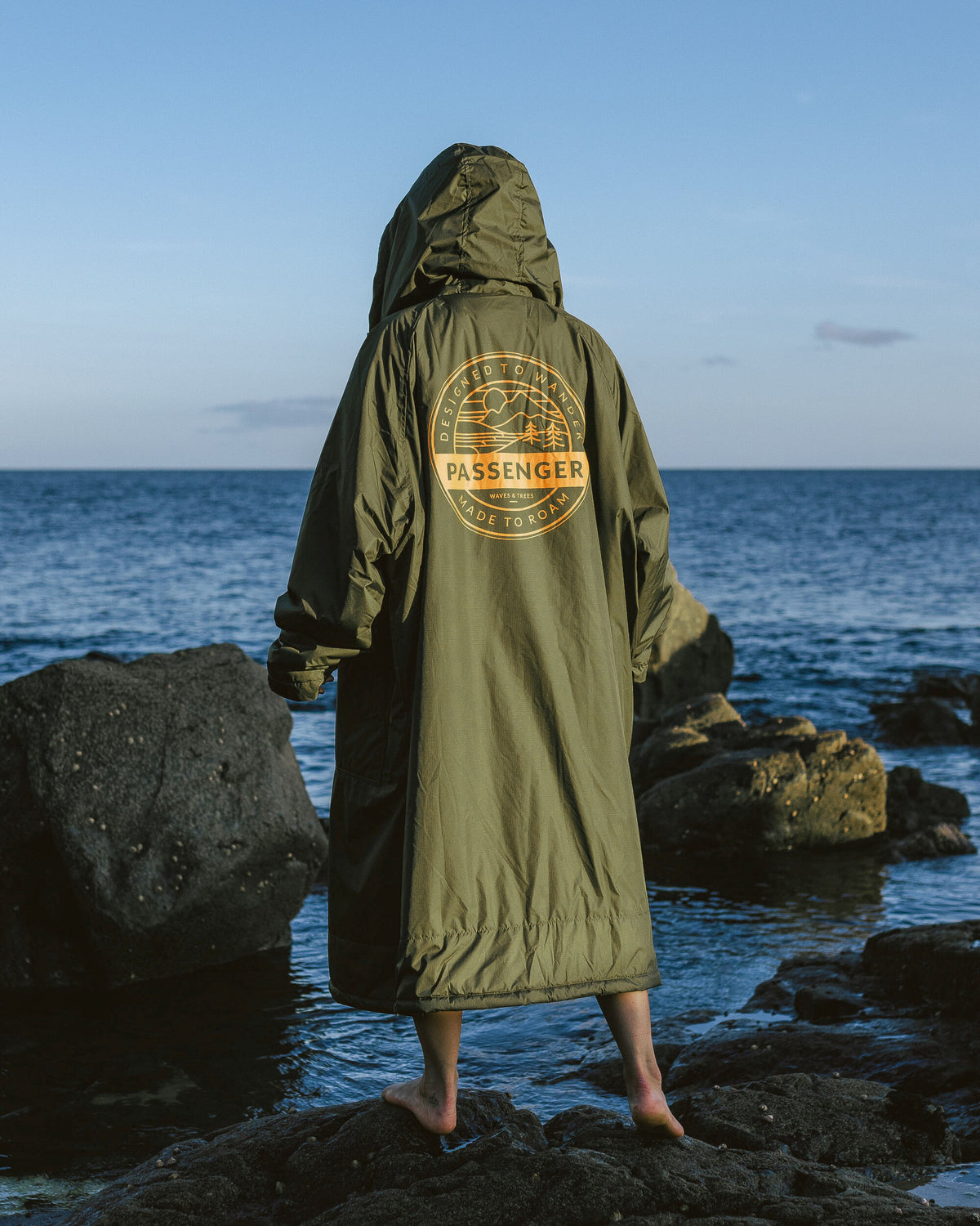 Waves Sherpa Lined Changing Robe - Khaki - Lifestyle - Female