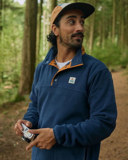 Dusk Polartec® Fleece - Rich Navy - Lifestyle