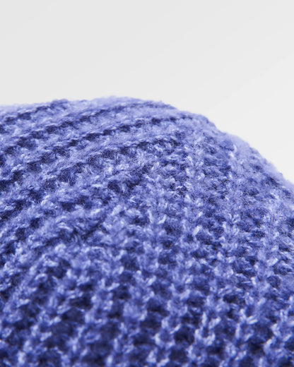Redwood Fleece Lined Beanie - Purple Indigo - Flatlay