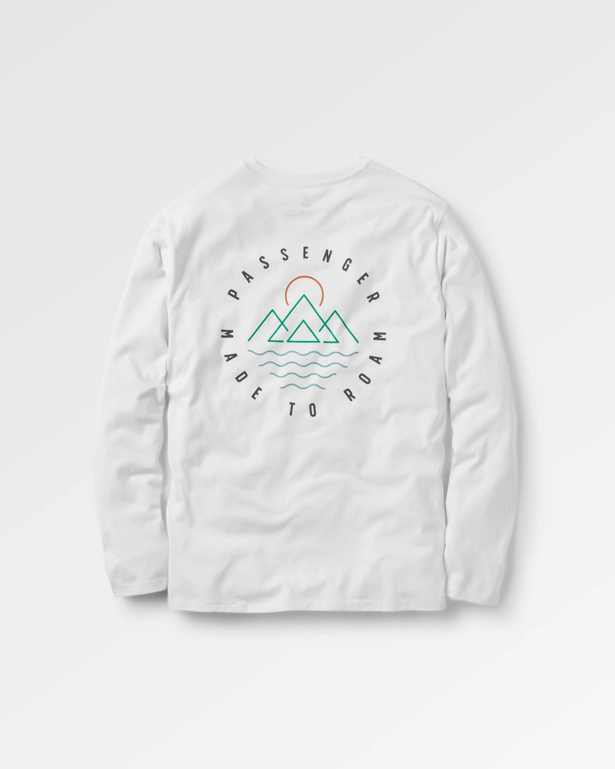 Escapism LS T-Shirt - White - Flatlay