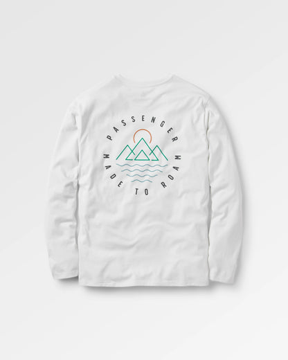 Escapism LS T-Shirt - White - Flatlay