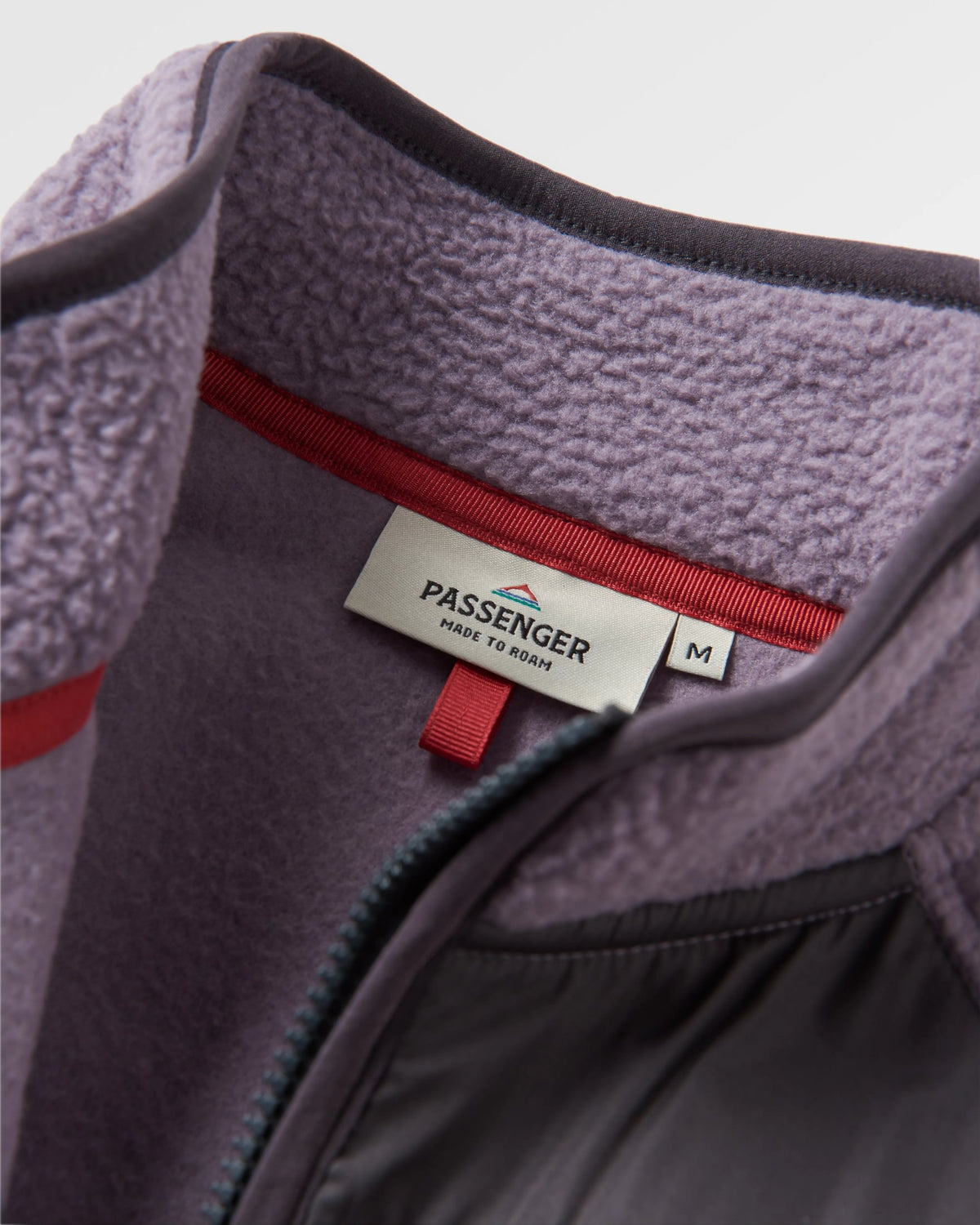 Offgrid 1/2 Zip Sherpa Fleece - Dusty Lilac - Flatlay