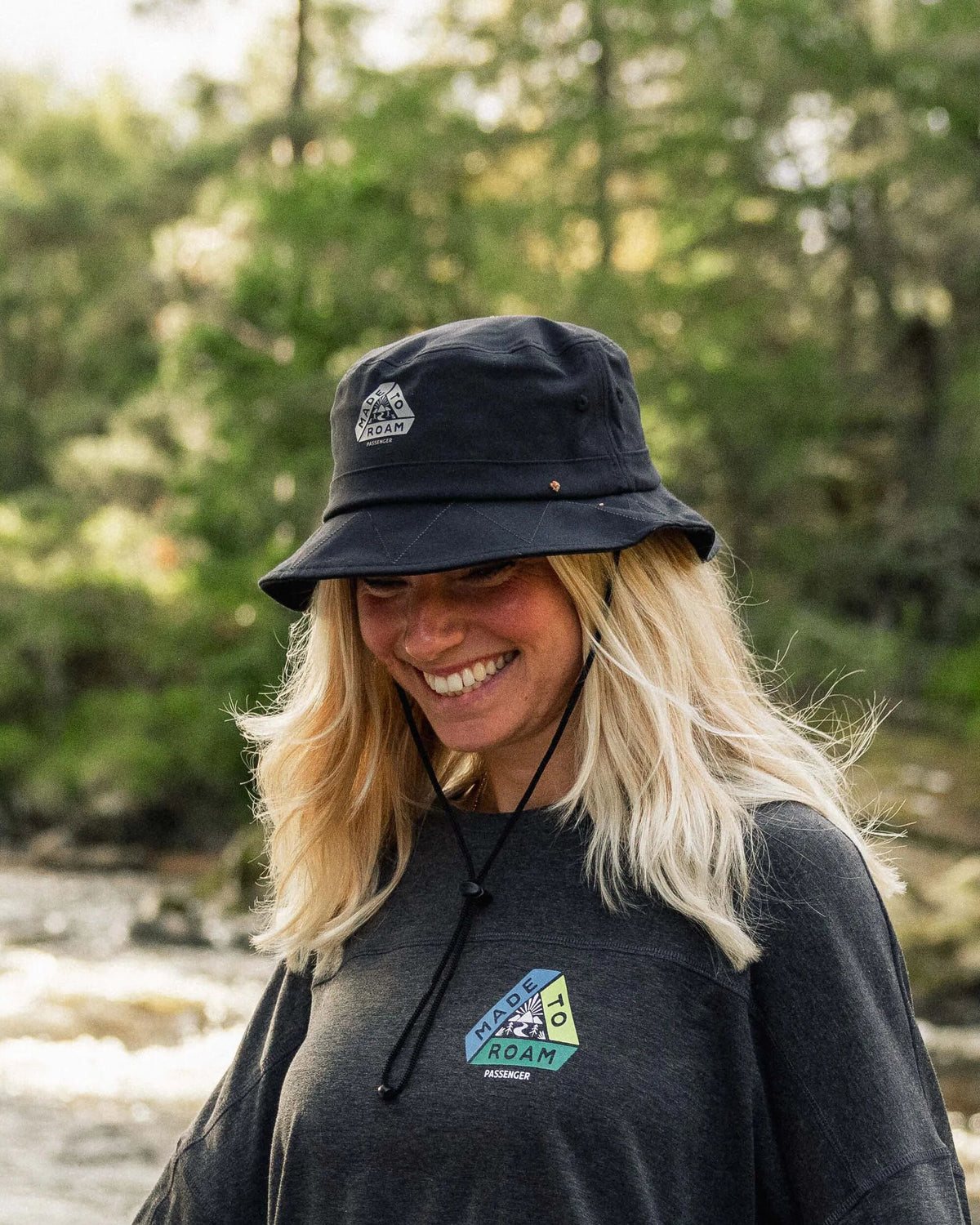 Trail Bucket Hat - Black - Lifestyle - Female