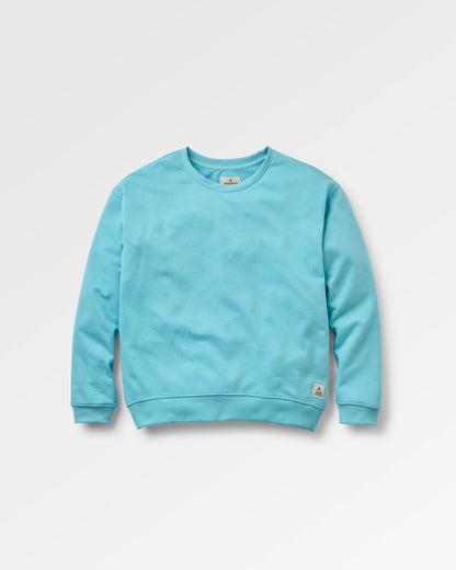 Heritage Women's Sweatshirt - Retro Blue - Flatlay