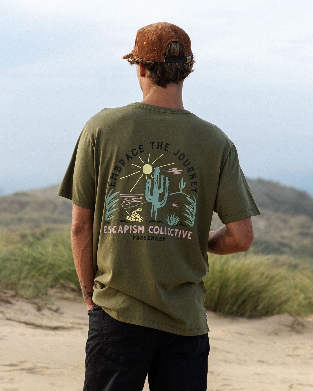 Tizana T-Shirt - Khaki - Lifestyle